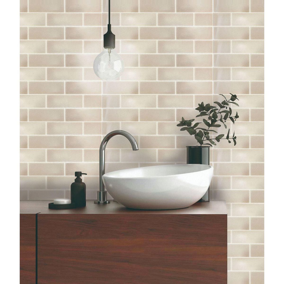 OLIVIA ATRANI - Brick Mattone Cenere Cenizo 40x10cm