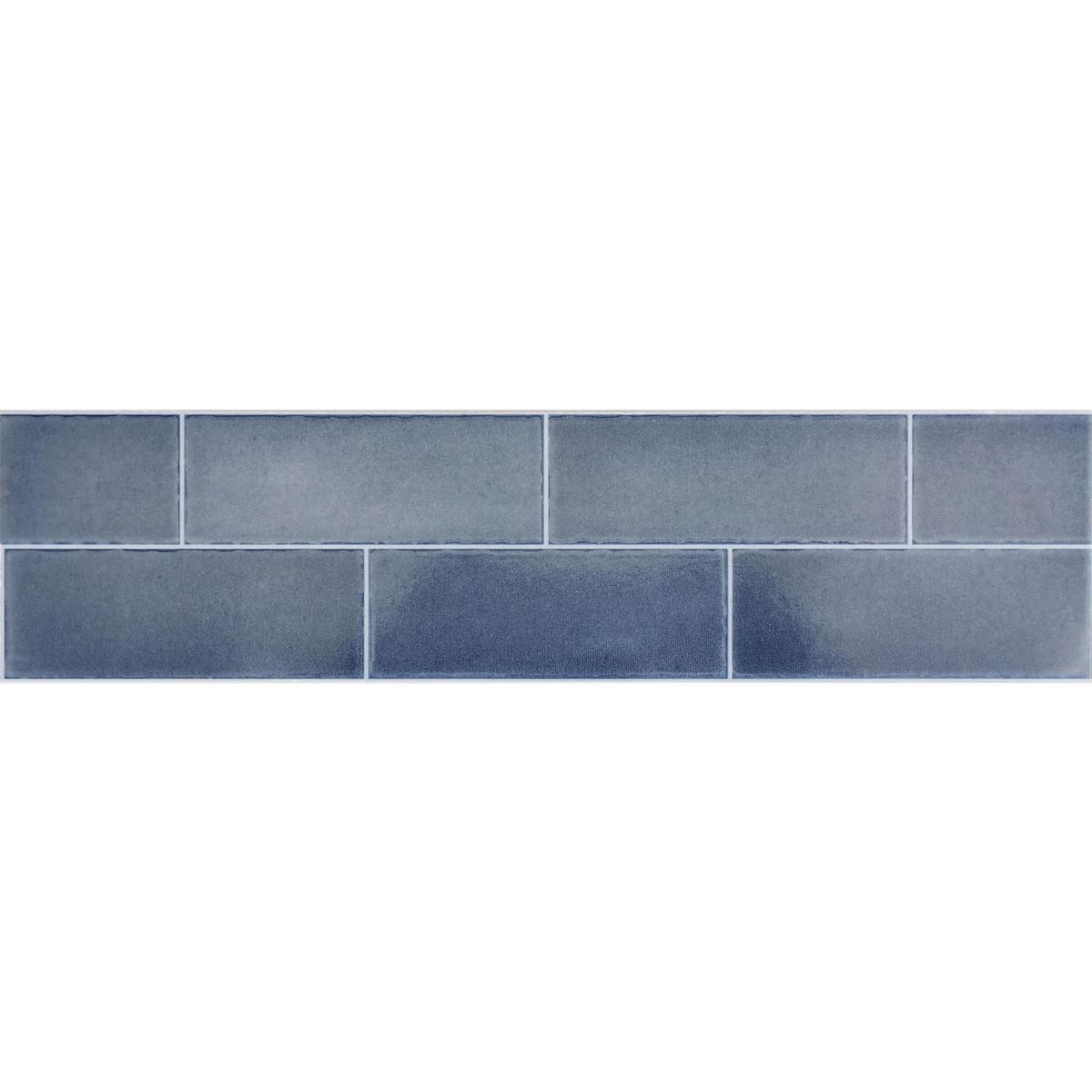 OLIVIA ATRANI - Brick Mattone Azul Marino 40x10cm