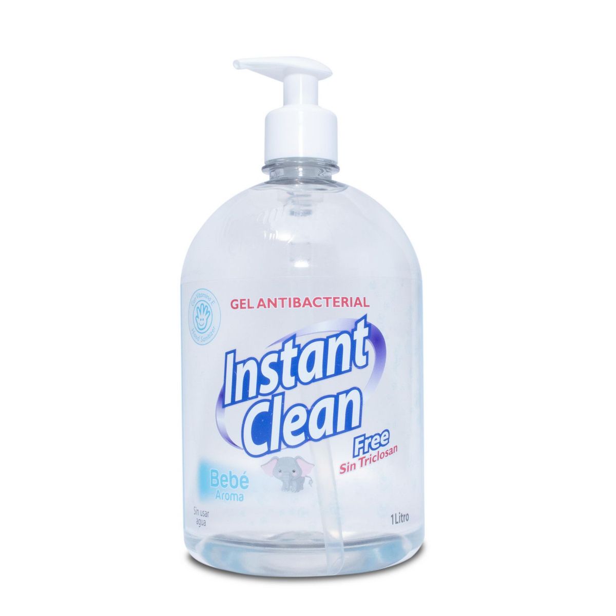 INSTANT CLEAN - Gel Antibacterial Bebé Instant Clean 1000 ml.