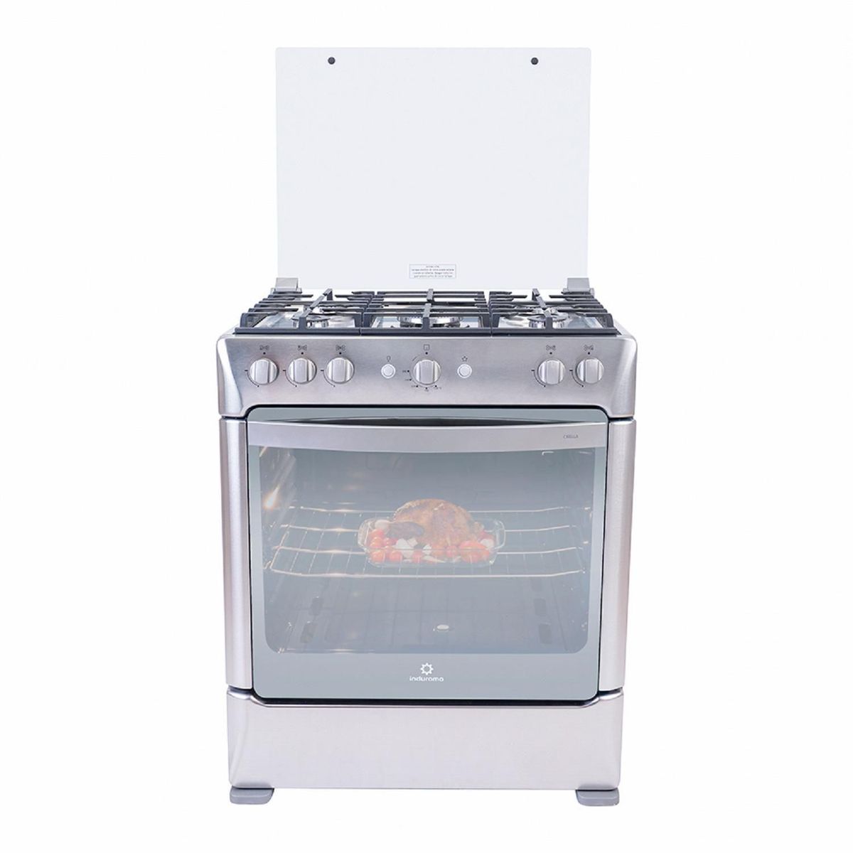 INDURAMA - Cocina Indurama a Gas 5 Hornillas Cirella Zafiro Croma