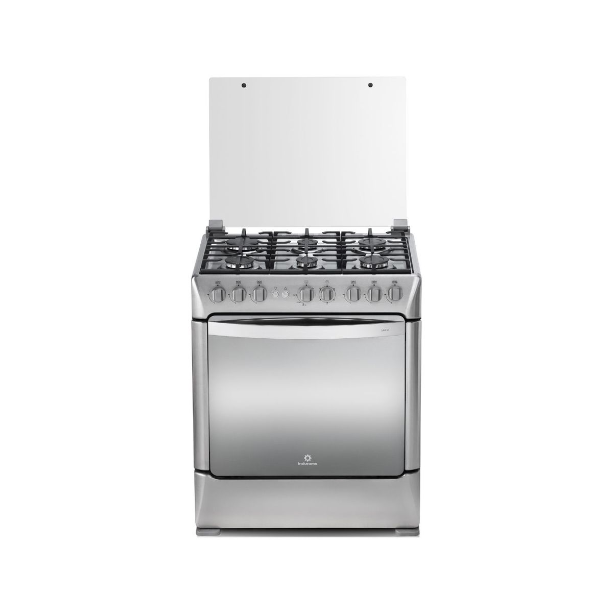INDURAMA - Cocina Indurama a Gas 6 Hornillas Galicia Zafiro Croma
