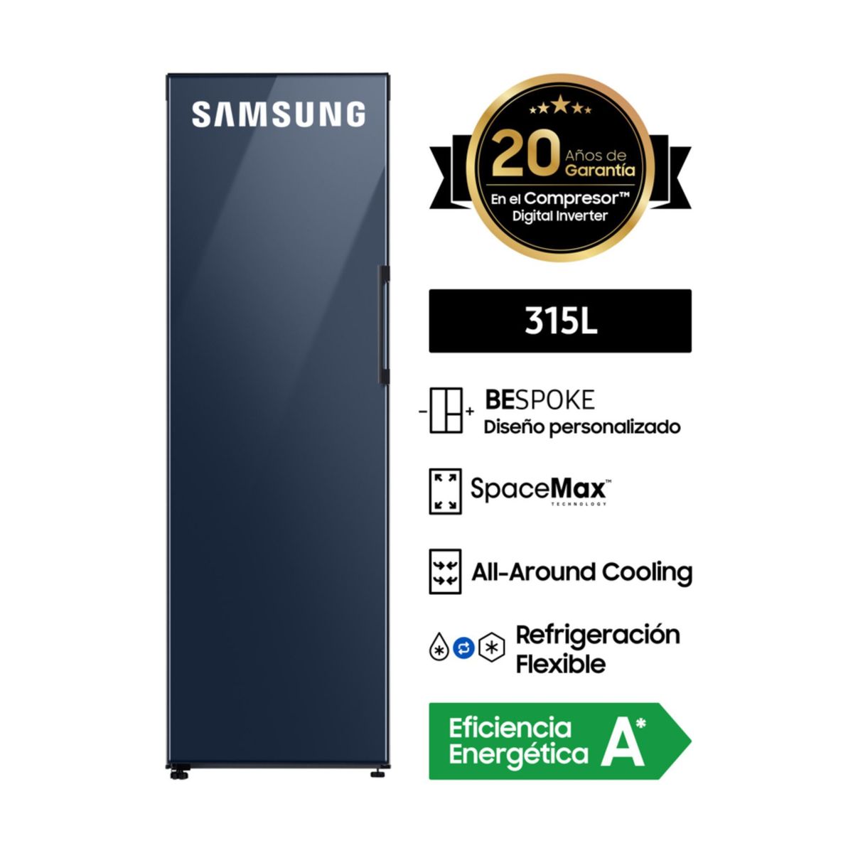 SAMSUNG - Refrigeradora Samsung Rz32A744541/Pe 315 L