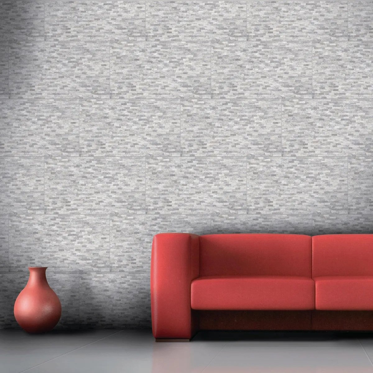 SAN LORENZO - Cerámica Gris Fachaleta 31x61cm 1.31 m2 Brick