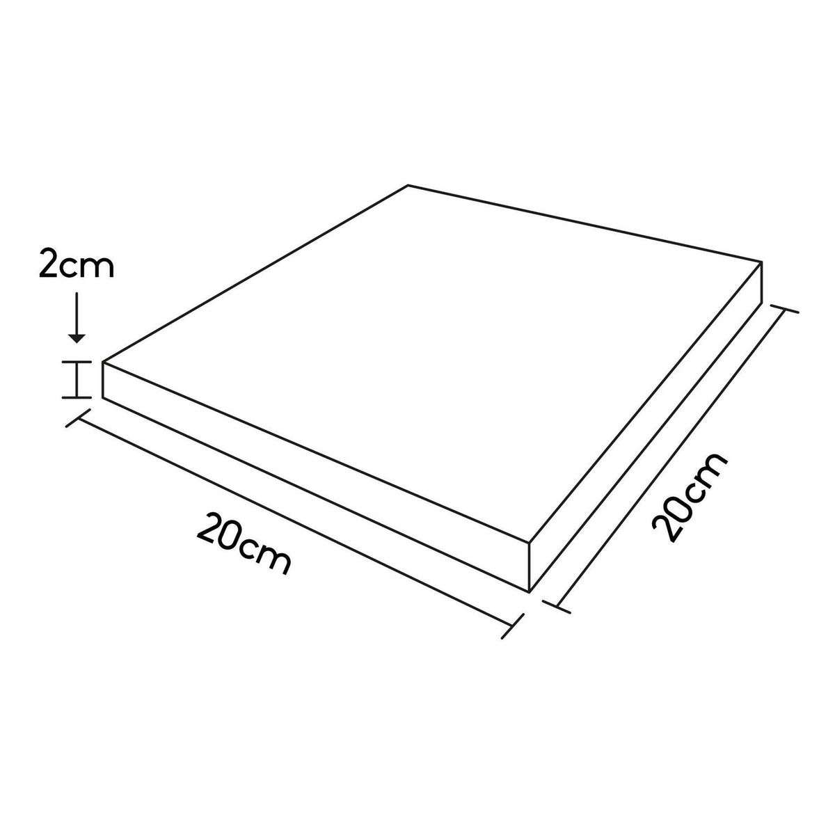  - Mosaico Empastado Gris Claro 20x20cm