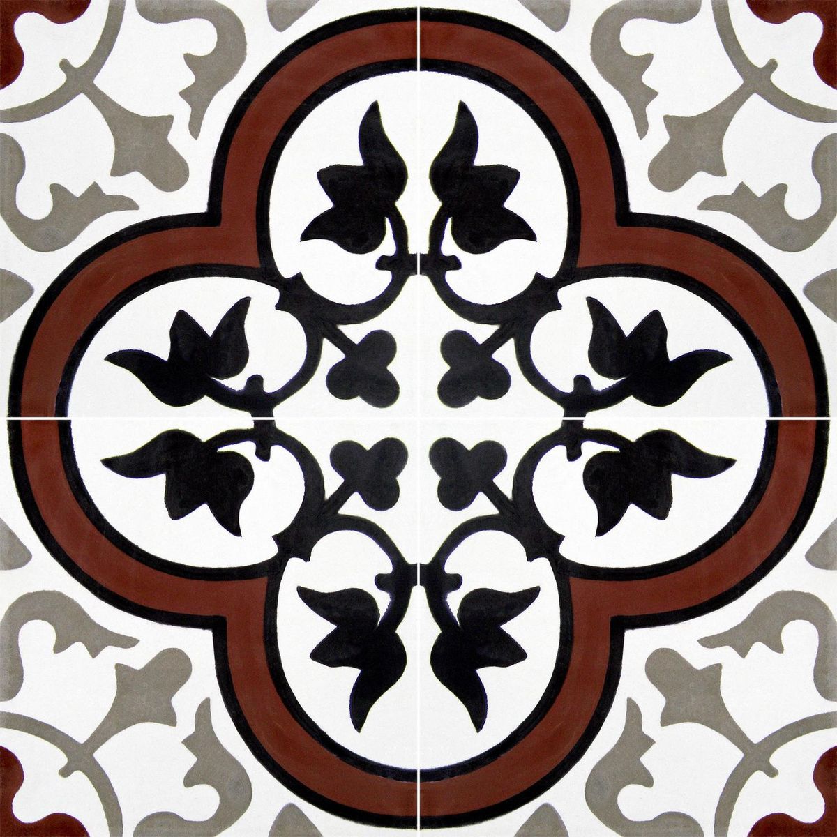  - Mosaico Empastado Amapola 20x20cm