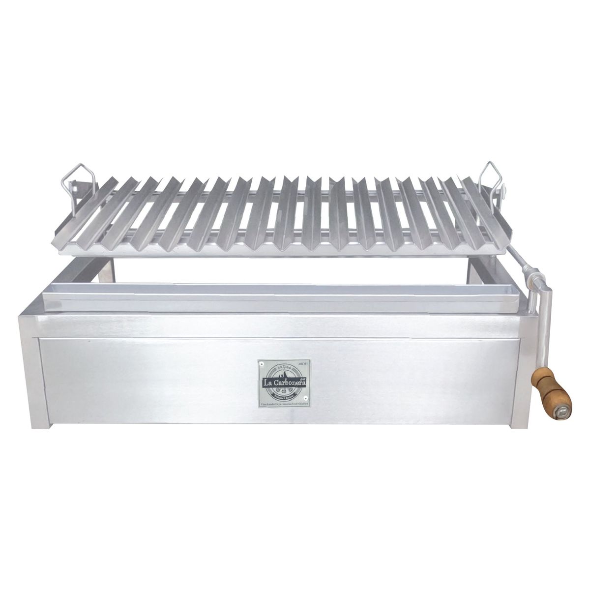  - Parrilla a Carbón La Carbonera Grill Empotrable Inox 201 74x18x45cm