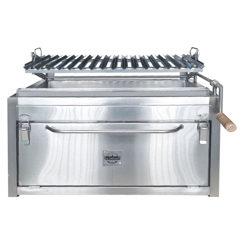  - Parrilla a Carbón La Carbonera Grill Inox 304 80x43x50cm