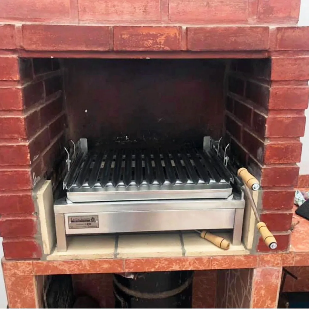  - Parrilla a Carbón La Carbonera Grill Empotrable Inox 304 74x18x45cm