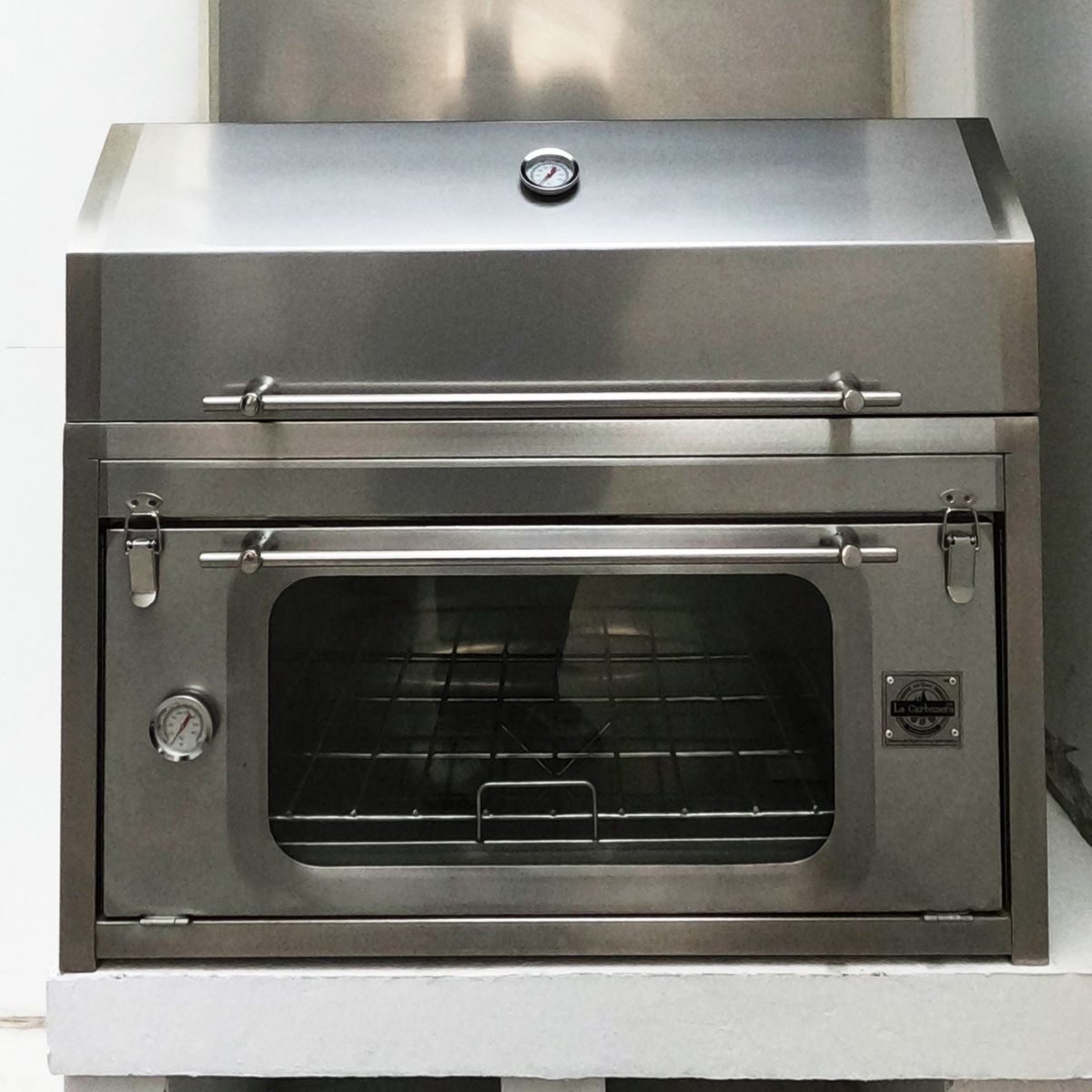  - Parrilla a Carbón La Carbonera Grill Inox 201 80x68x50cm