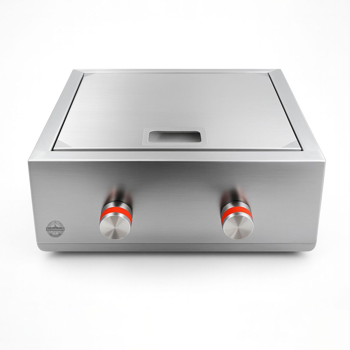  - Hornilla Wok Empotrable con Tapa La Carbonera Grill Inox 304 50x25x50cm