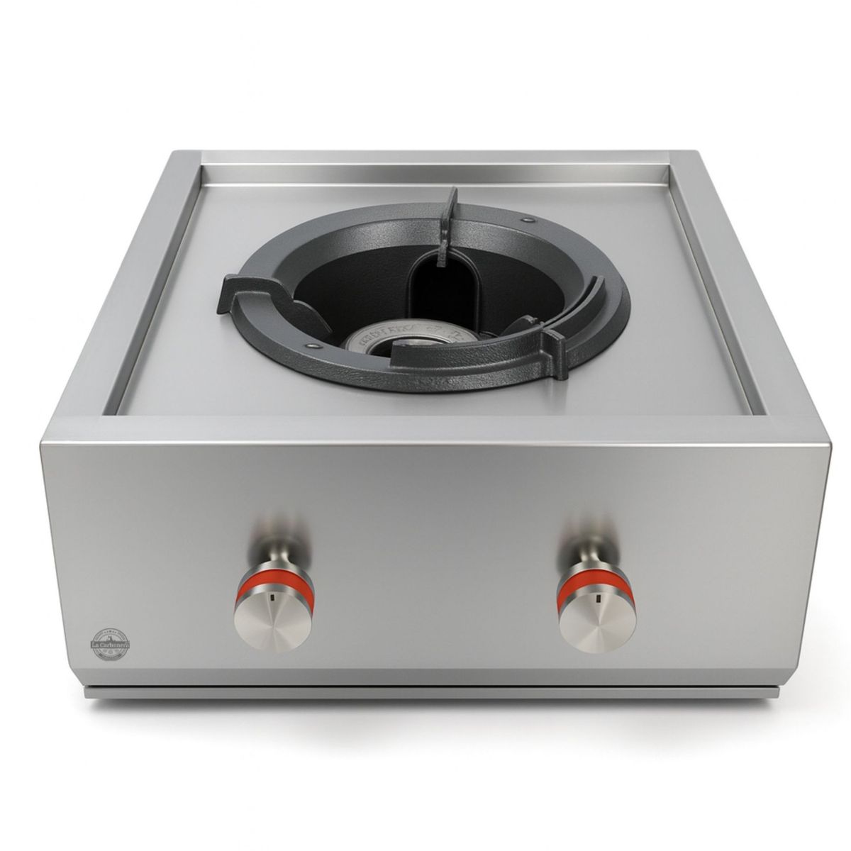  - Hornilla Wok Empotrable con Tapa La Carbonera Grill Inox 304 50x25x50cm