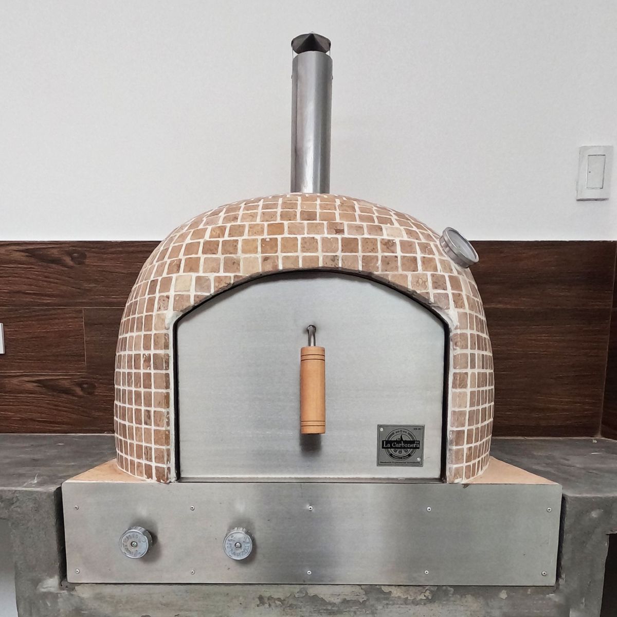 MR BEEF - Horno Cemento Refractario/Marmól Mr Beef