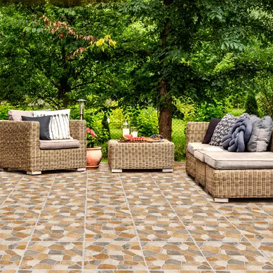 Cer�mica Mix Rustico 46X46cm 1.9m2 Sumatra