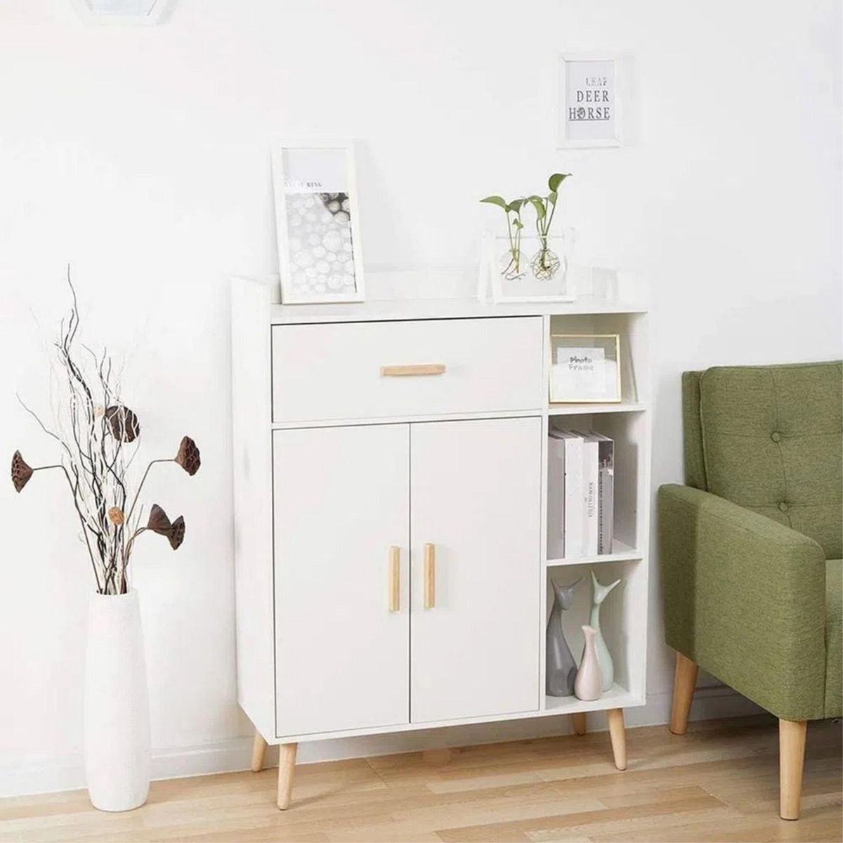 MUEBLES GAUDI - Zapatera 3 Niveles Vintage Enzo