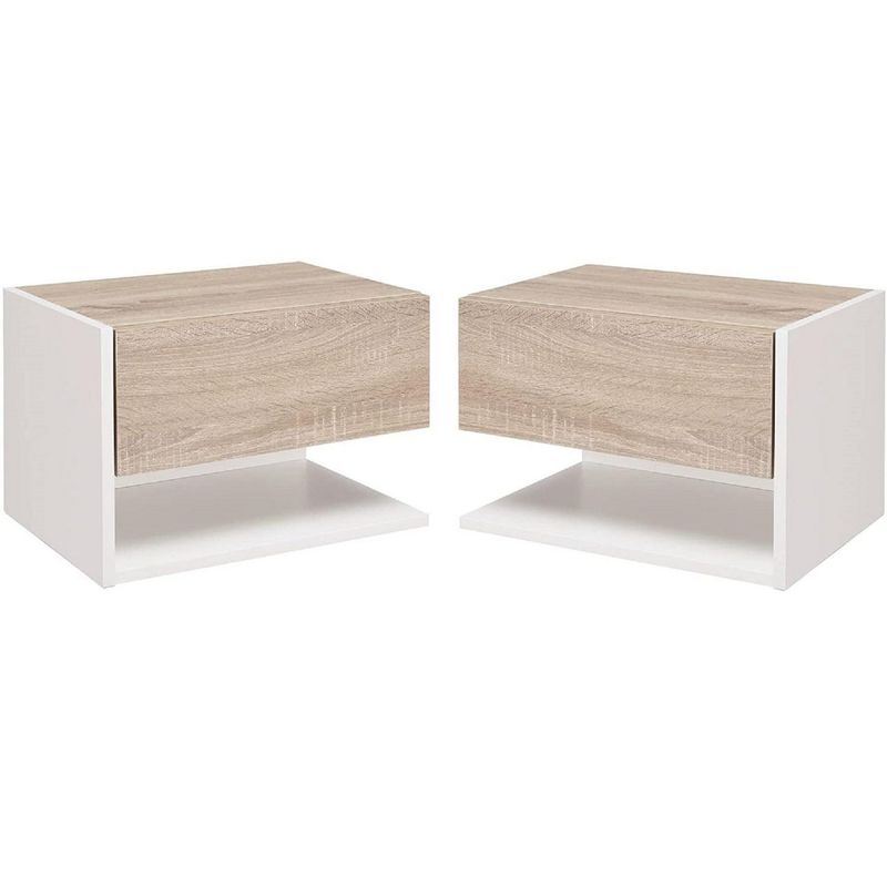 MUEBLES GAUDI - Set 2 Velador Flotante Ines