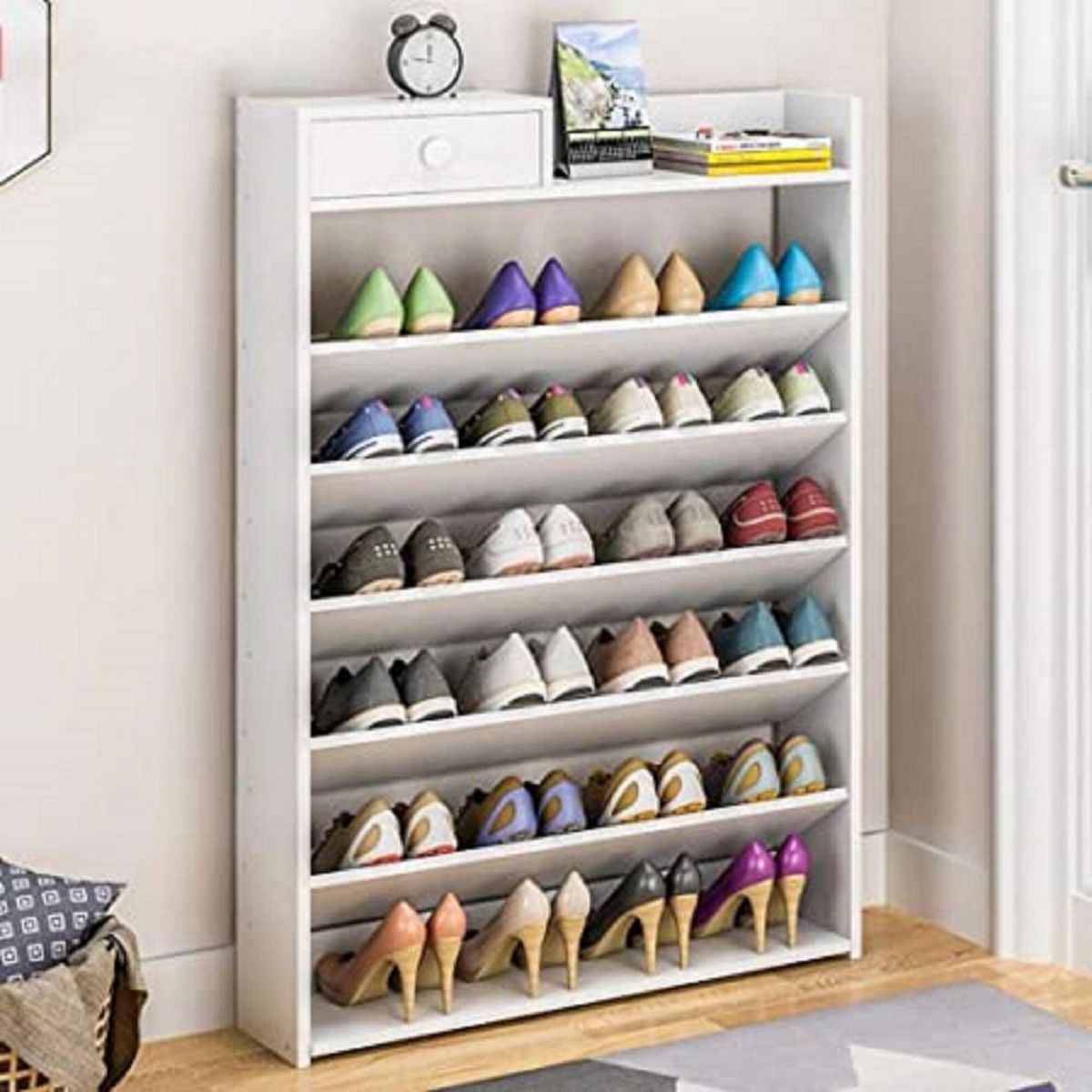 MUEBLES GAUDI - Zapatera 6 Niveles 28 Pares Nyck