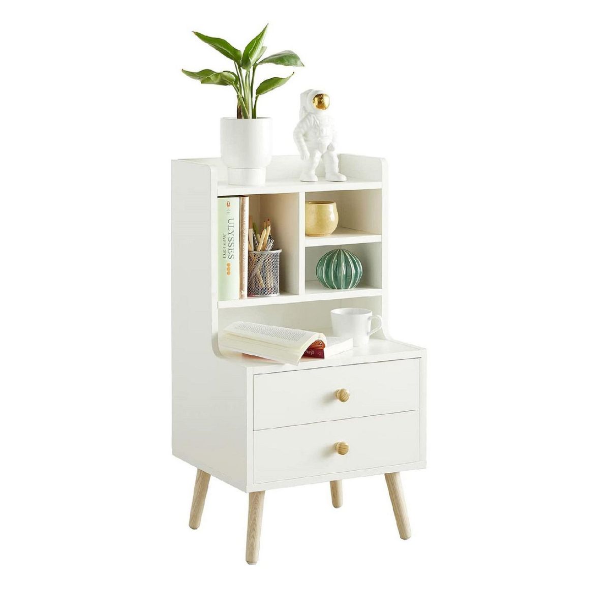 MUEBLES GAUDI - Velador 2 Cajones Fati