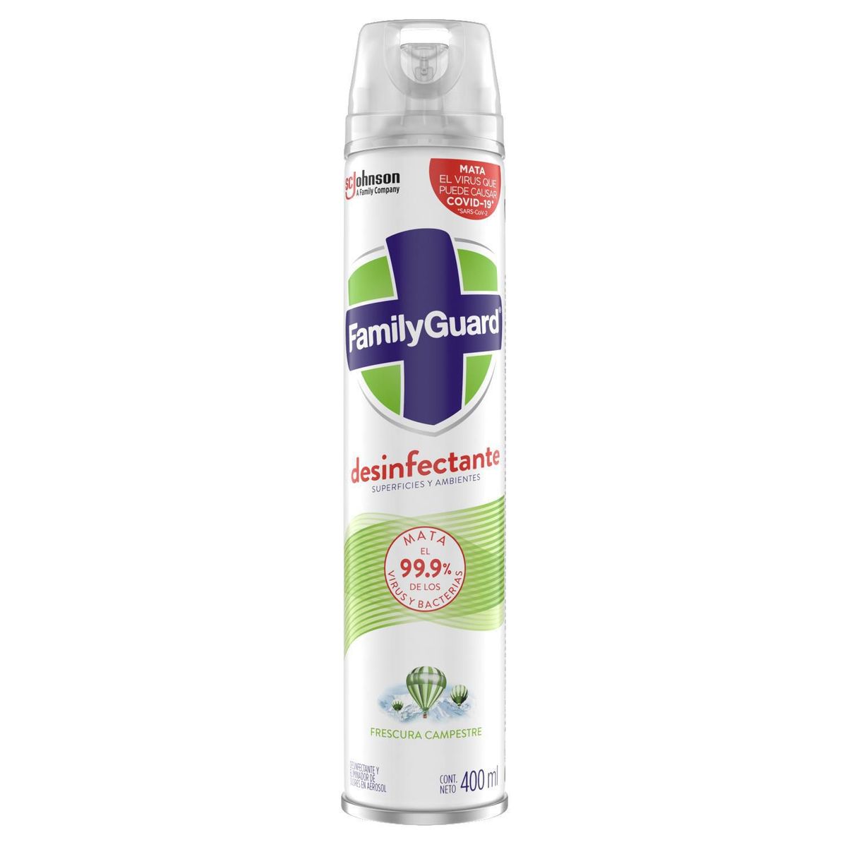 SC JOHNSON - Aerosol Desinfectante Guard 400Ml