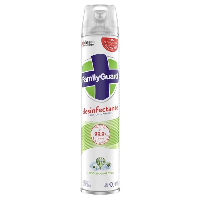  - Ambientador Family Guard en Spray Frescura Campestre 400Ml