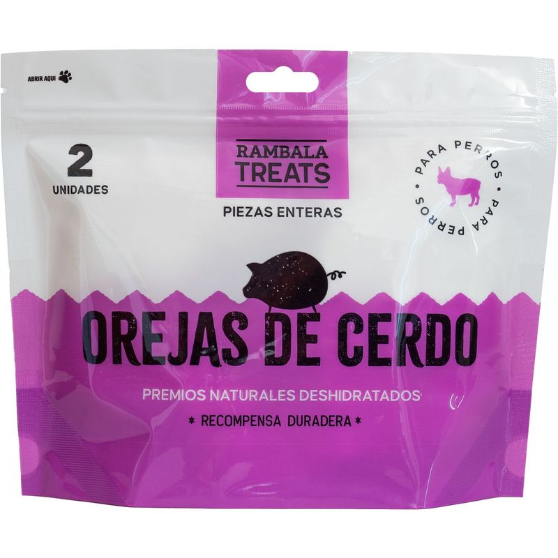 RAMBALA - Rambala Adultos Snack para Perros Orejas de Cerdo x2