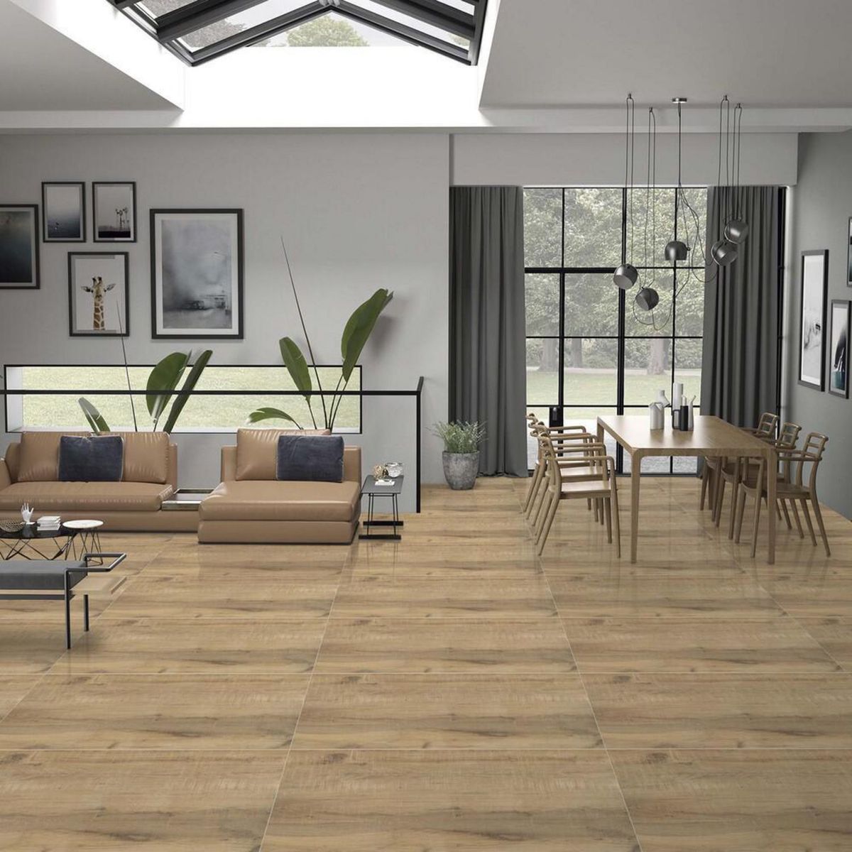 KLIPEN - Porcelanato Beige Maderado 60x120cm 1.44m2 Authentic