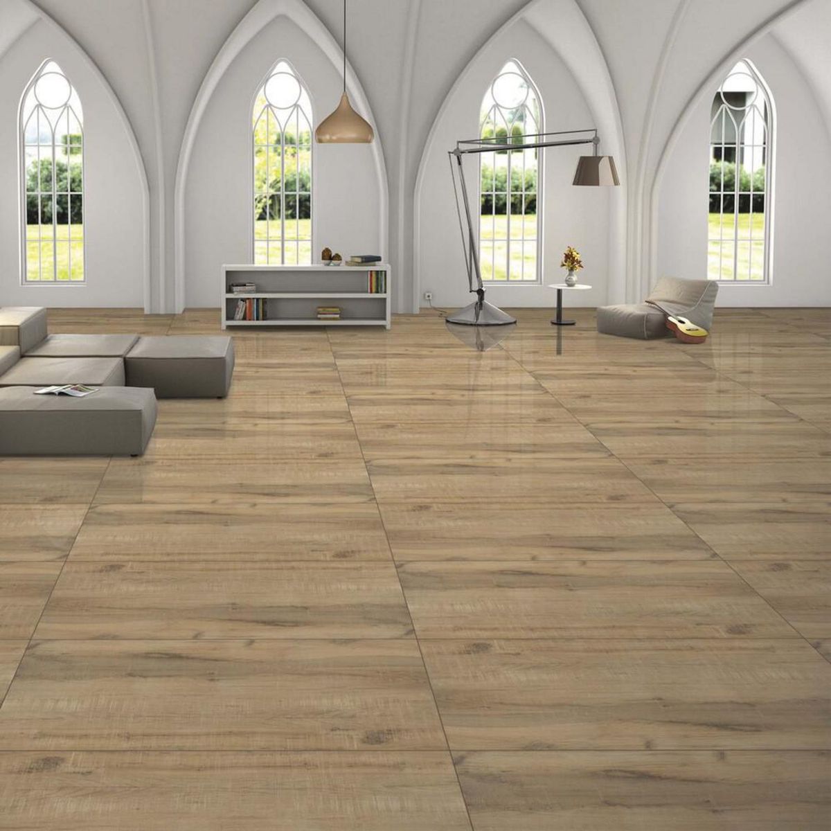 KLIPEN - Porcelanato Beige Maderado 60x120cm 1.44m2 Authentic