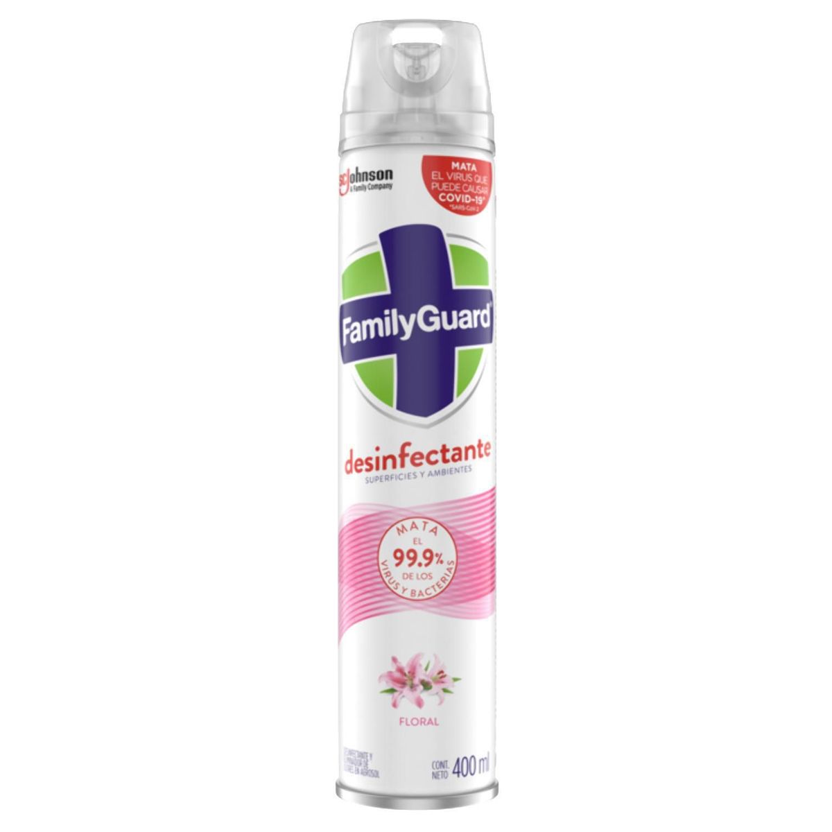 SC JOHNSON - Aerosol Desinfectante Floral Guard 400Ml