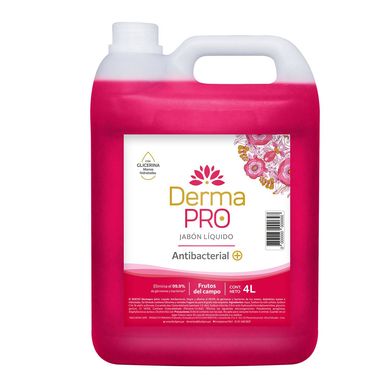Jab�n L�quido Antibacterial Frutos Rojos 4L