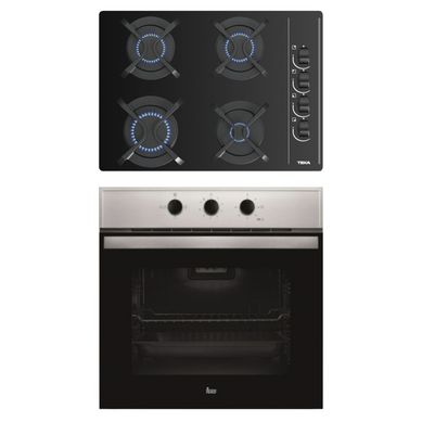 Combo Teka Cocina Empotrable 4 Hornillas GBC 64003 + Horno Multifuncin 76 Lt HBB 535