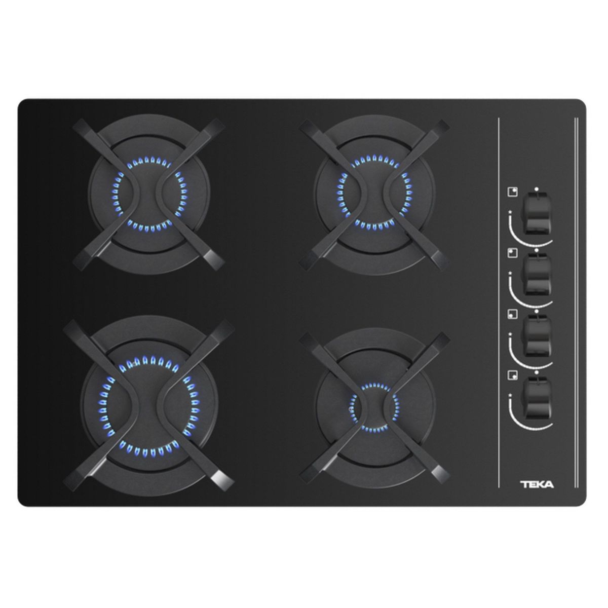 TEKA - Combo Teka Cocina Empotrable 4 Hornillas GBC 64003 + Horno Multifunción 76 Lt HBB 535