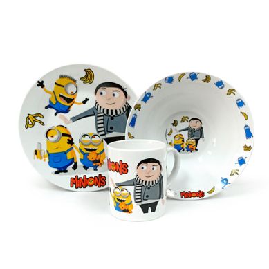 Set de Cermica 3 Piezas Minions