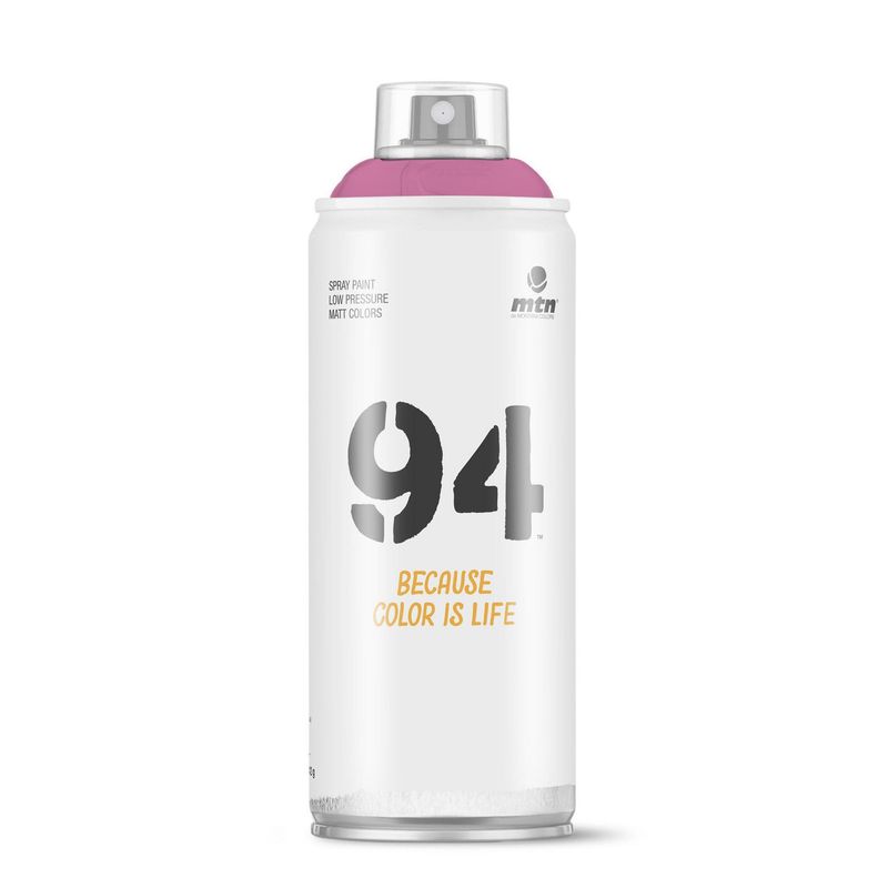 GENERICO - Pintura en Spray Colores Mate Baja Presión Rosa Orquidea 400ml
