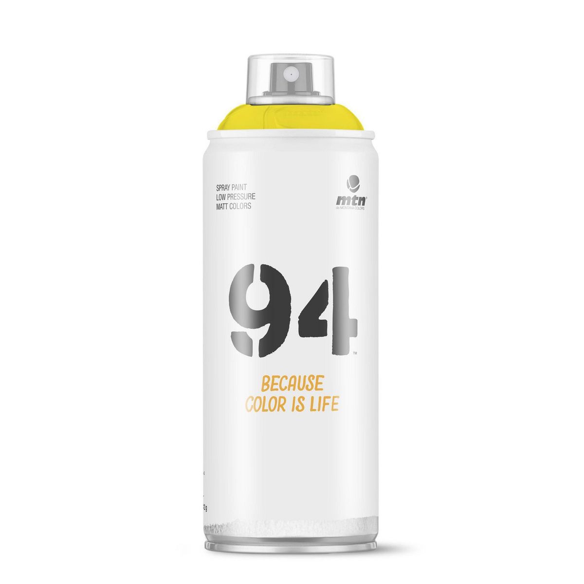 GENERICO - Pintura en Spray Colores Mate Baja Presión Amarillo Claro 400ml