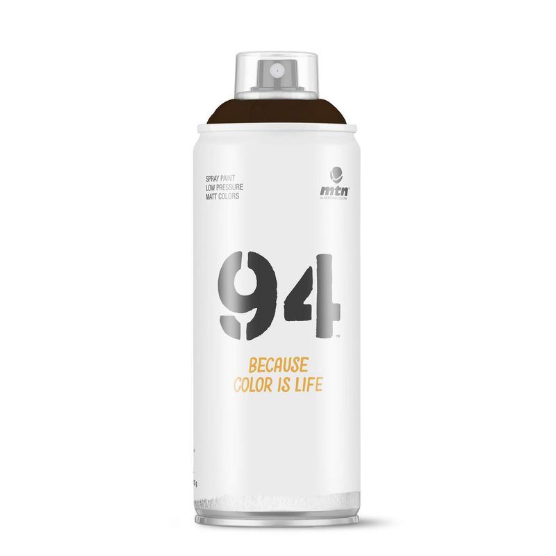 GENERICO - Pintura en Spray Colores Mate Baja Presión Marrón Café 400ml