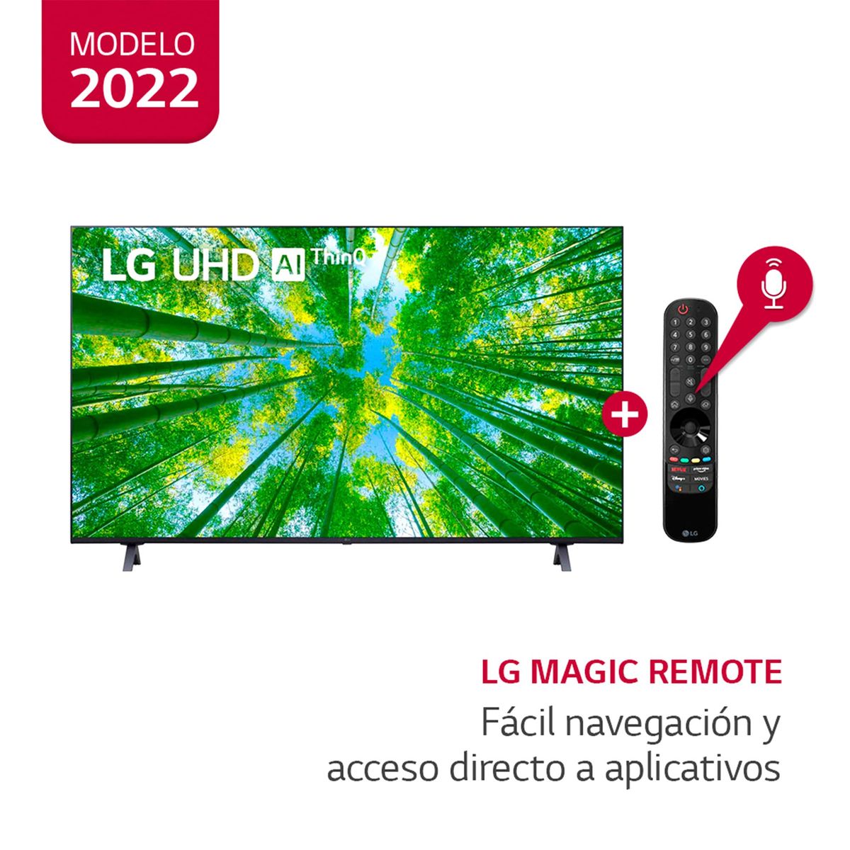 LG - Televisor LG Smart UHD 55" 55UQ8050PSB (2022)