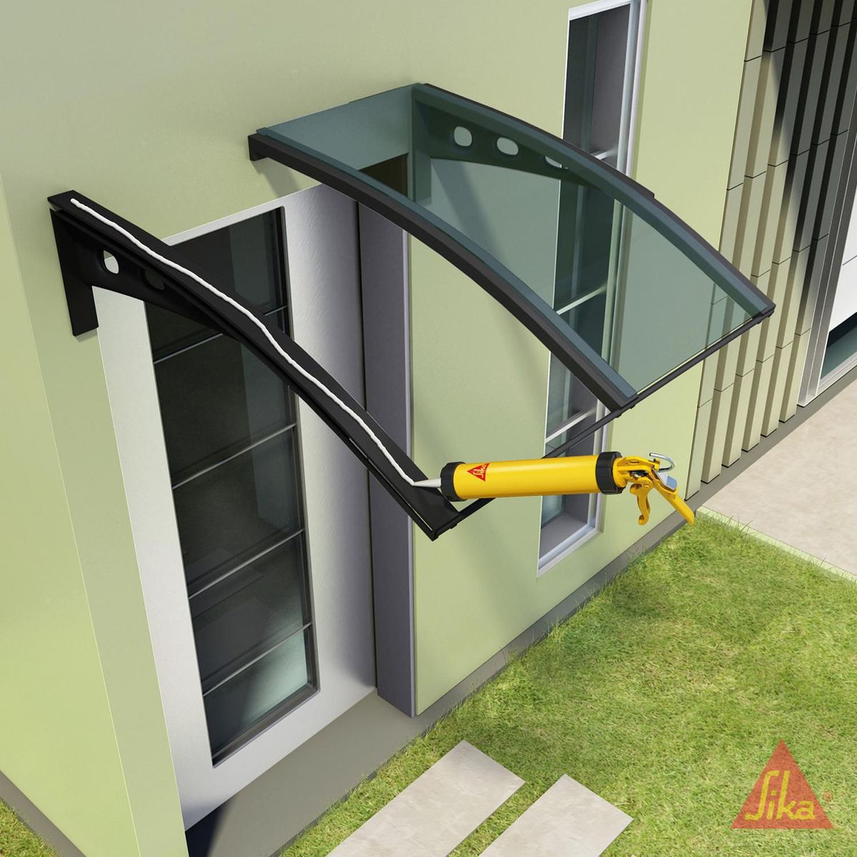 SIKA - Silicona Café Sika Antihongos para Construcción Sikasil C 280ml