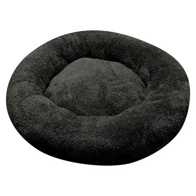 Cama Peludita para Perro Raza Peque�a/Mediana Gris 80x15x80