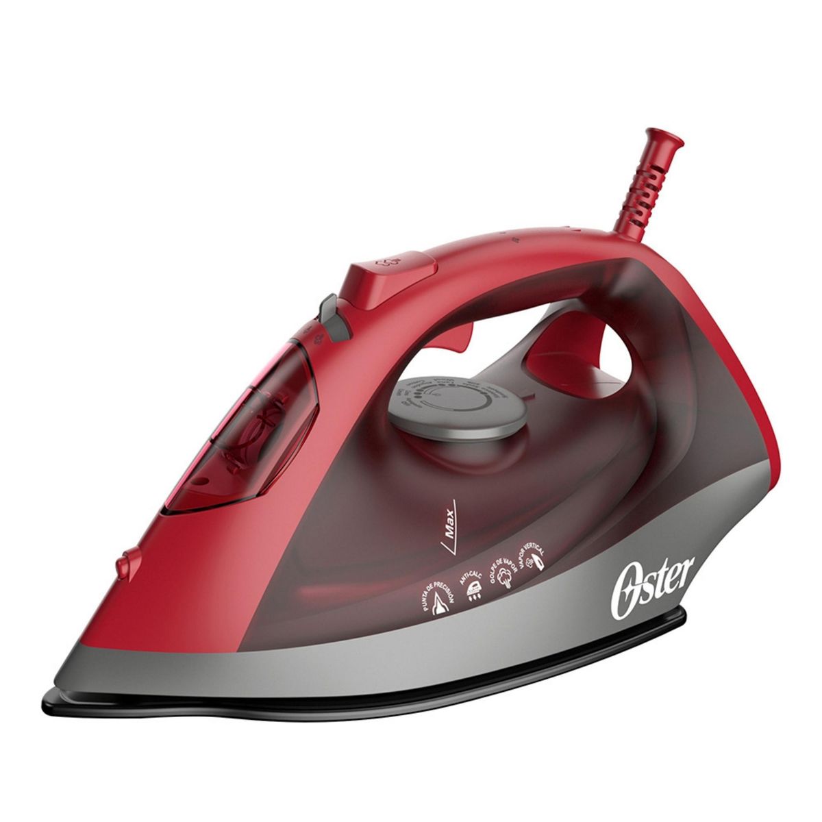 OSTER - Plancha a Vapor 2115028 Rojo