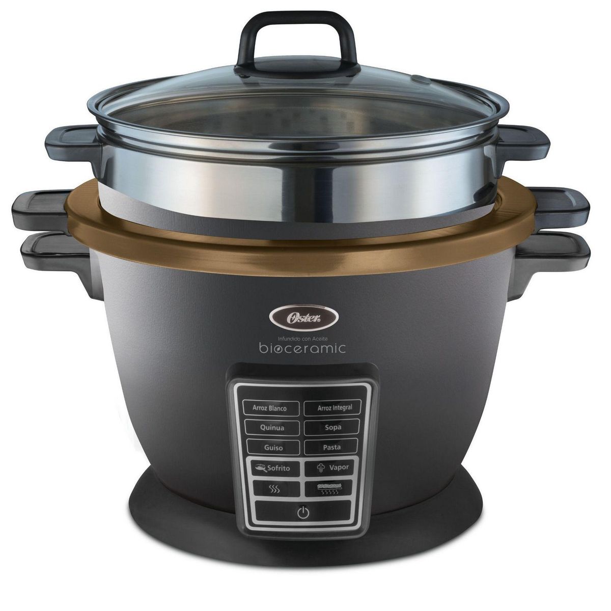 OSTER - Olla Arrocera 10 en 1 Silver 2.2L 2117844
