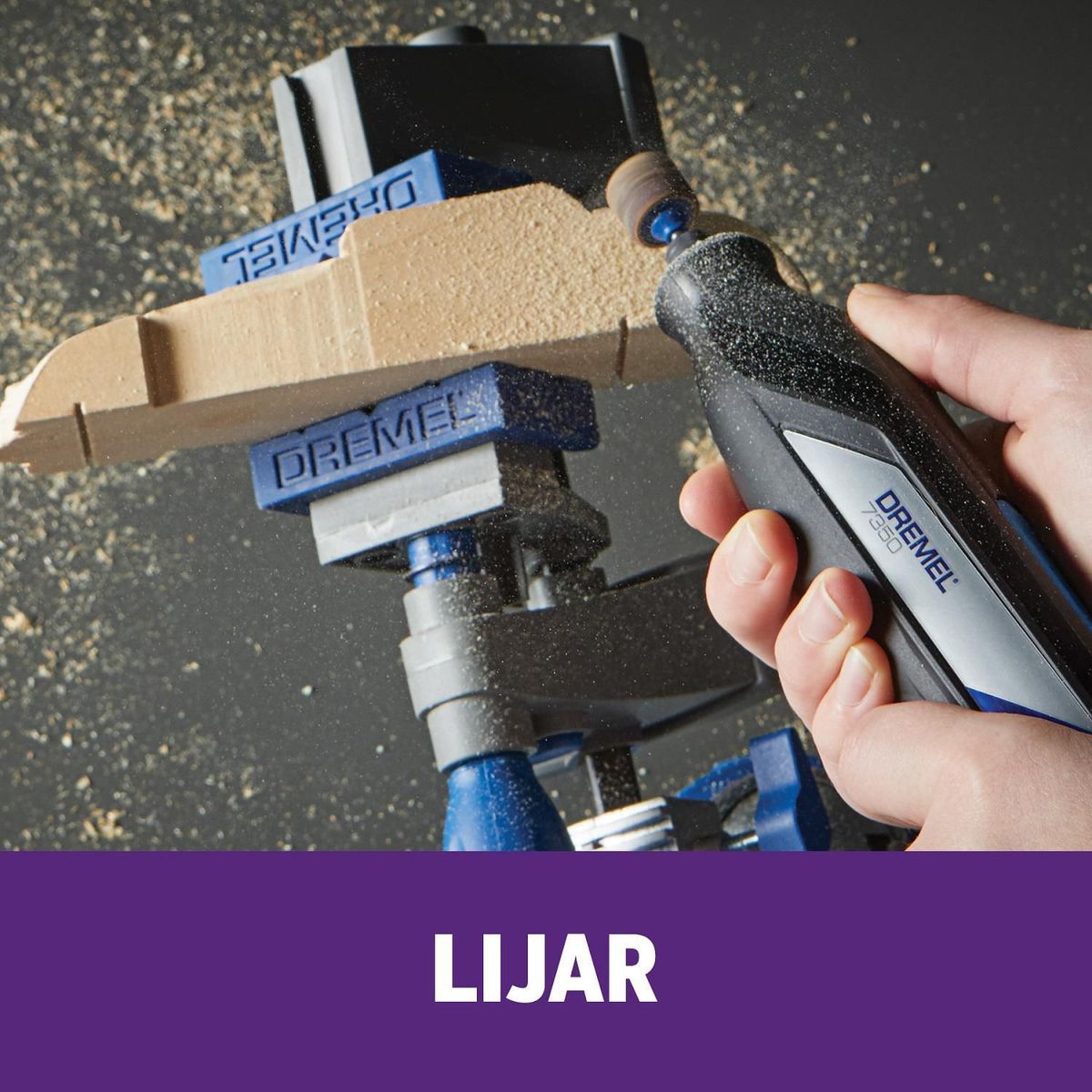 DREMEL - Dremel 7350 Minitorno a batería 4VMax con 5 accesorios (Modelo 7350)