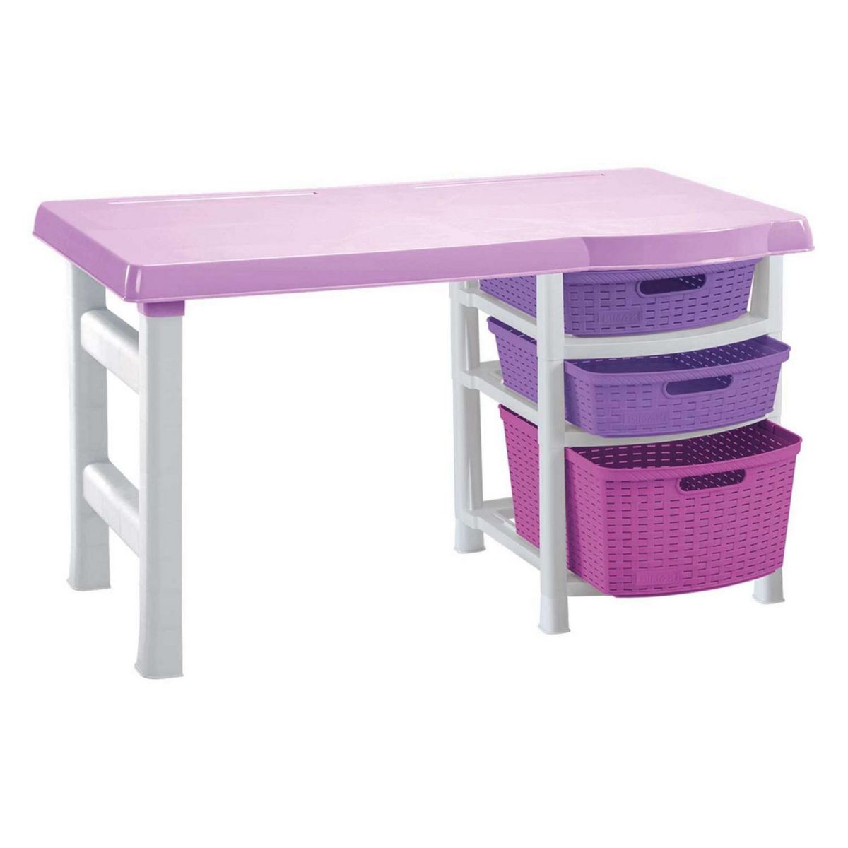 RIMAX - Escritorio Infantil Morado Plástico