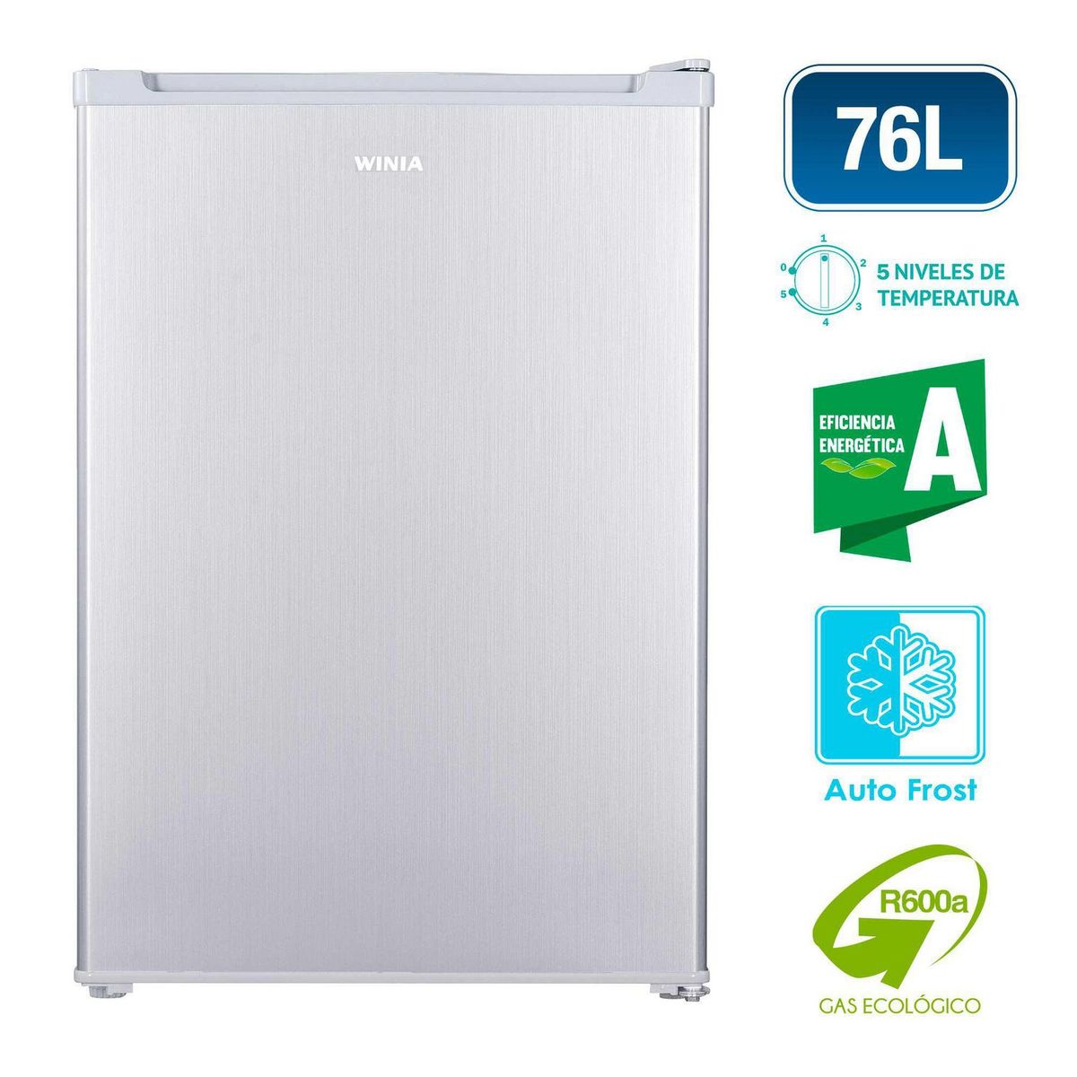 WINIA - Frigobar Winia 76 Lt WRG-76HCS Silver