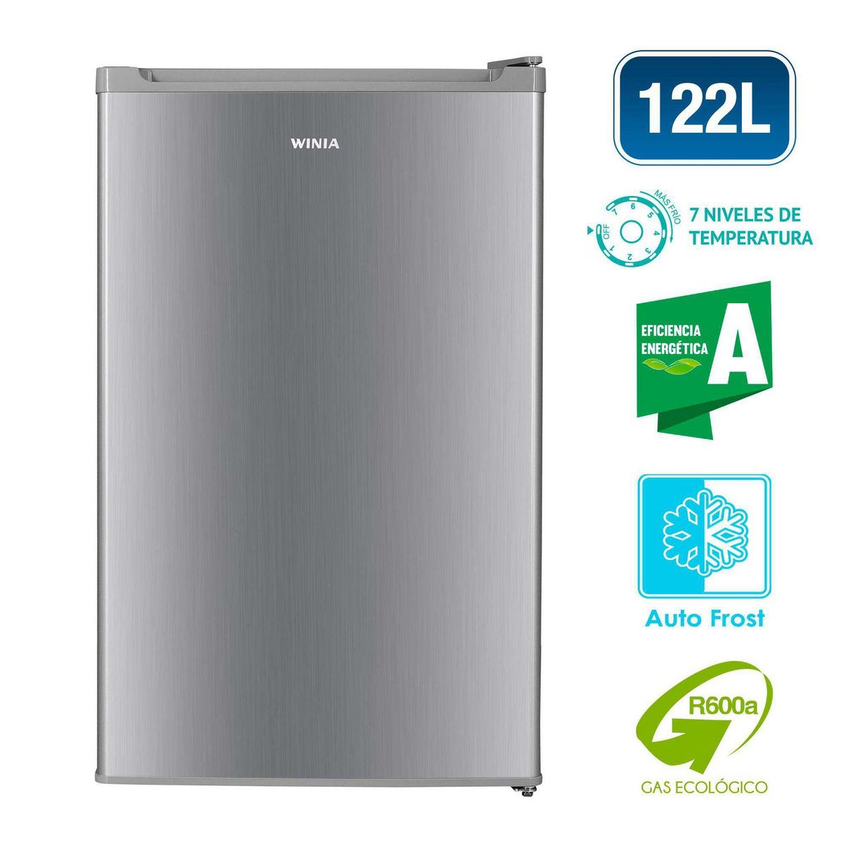 WINIA - Frigobar Winia 122 Lt WRG-122HCS Silver