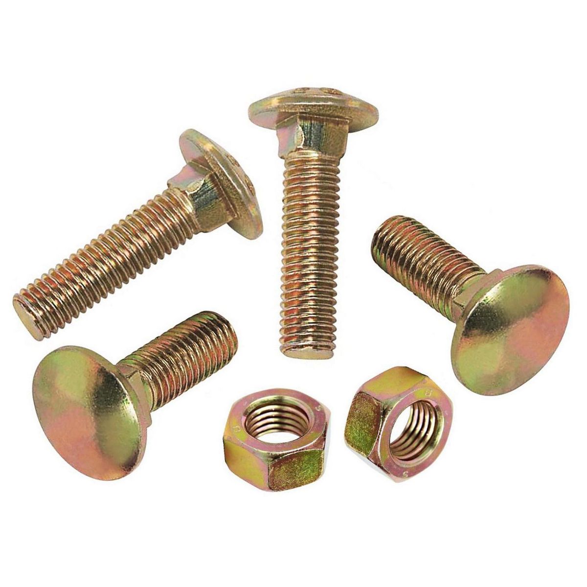 MAMUT - Perno Coche con Tuerca 5/16x1 1/2 4 unid