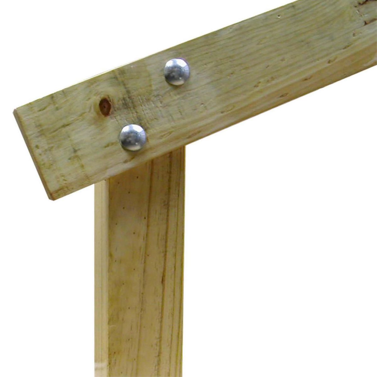 MAMUT - Perno Coche con Tuerca y Argolla Inoxidable 1/4x21/2 2 unid