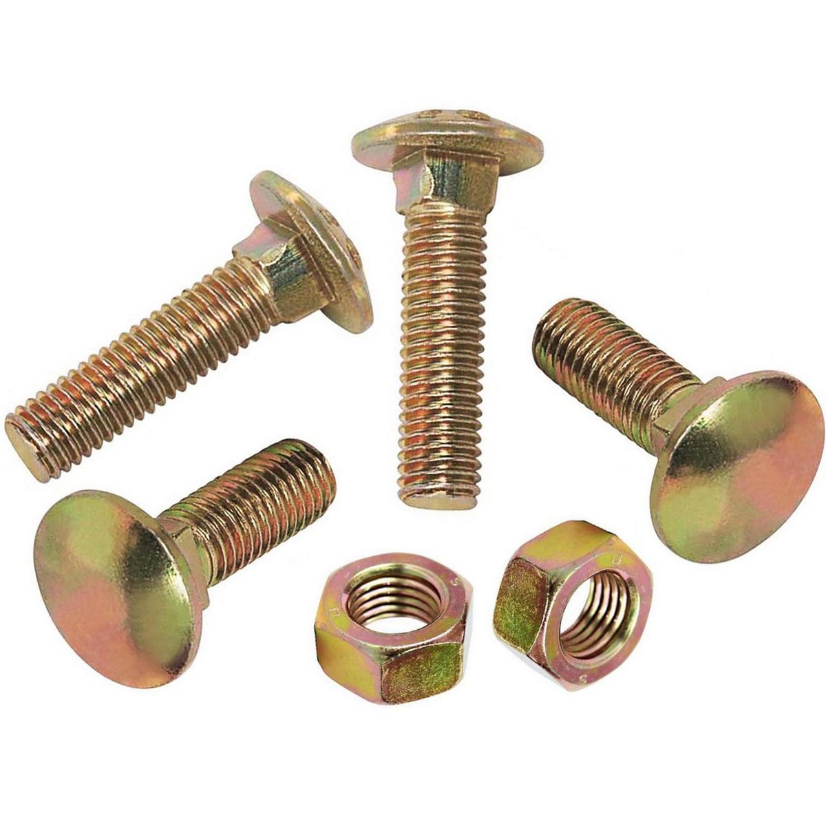 MAMUT - Perno Coche con Tuerca 3/16x2 1/2 4 unid