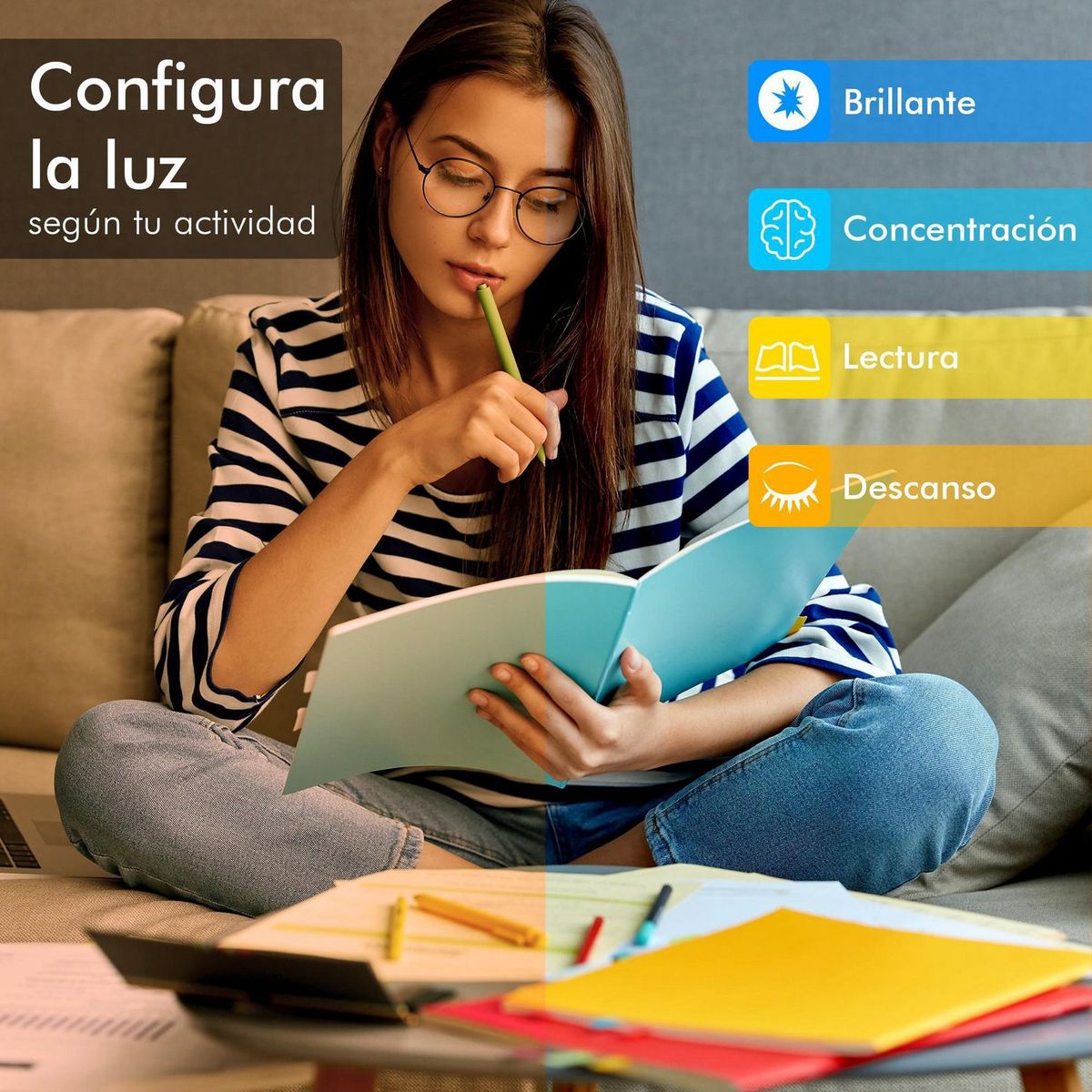 ILUMA - Foco UFO Smart Ozom 50W Luz Fría