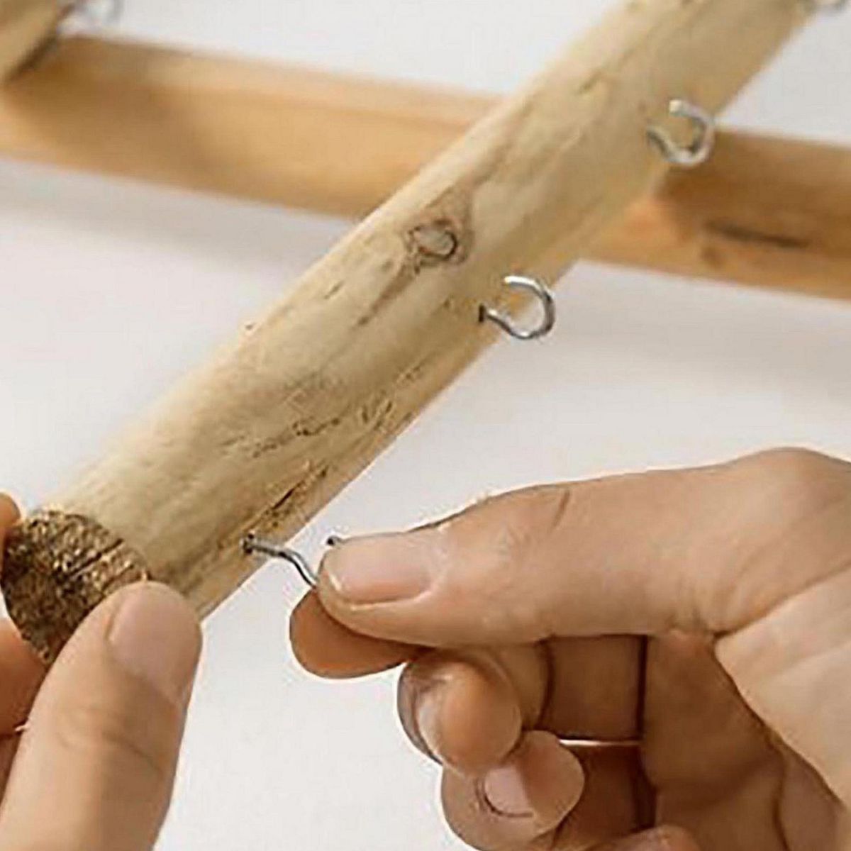 MAMUT - Cancamo Abierto Rosca Madera N3x44 Niquelado 4 unid.