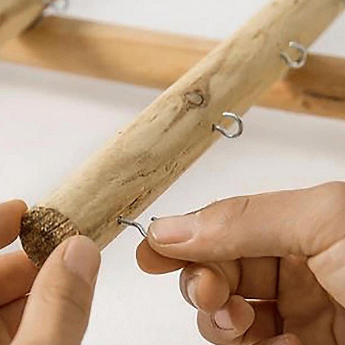 MAMUT - Cancamo Abierto Rosca Madera N7x61 Niquelado 2 unid.