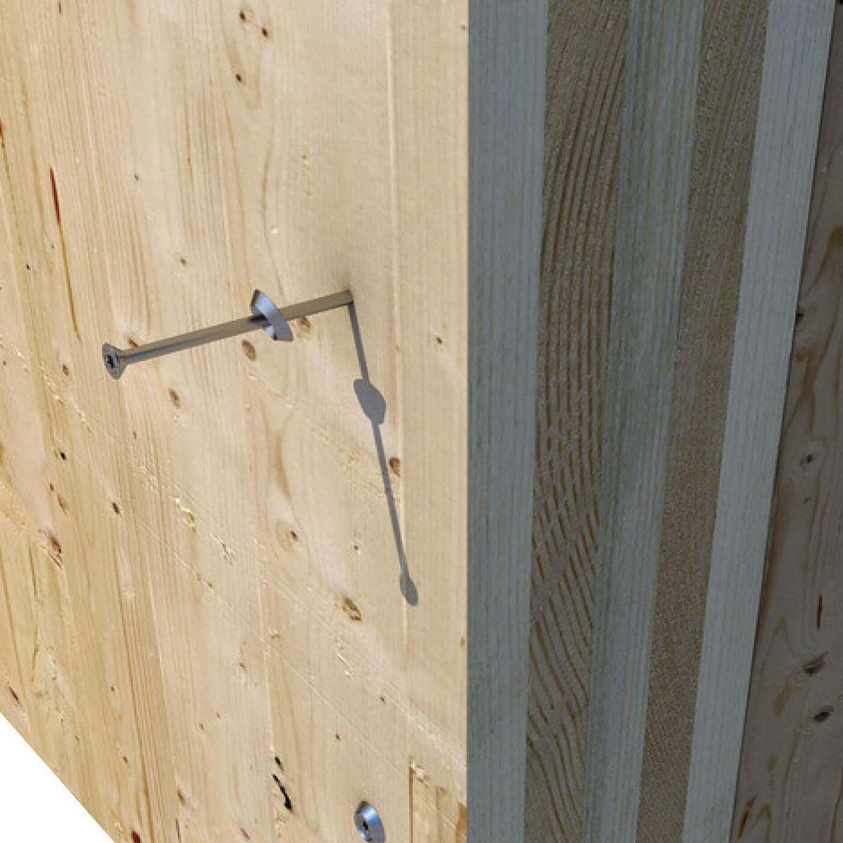 MAMUT - Tornillo para Madera Plana con Fresado 80x120 2 unid